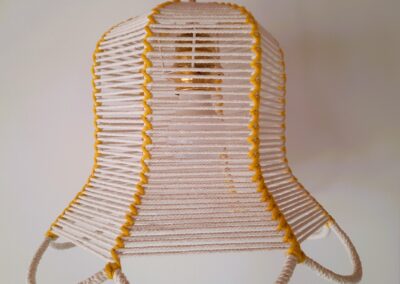Suspension en fil coton